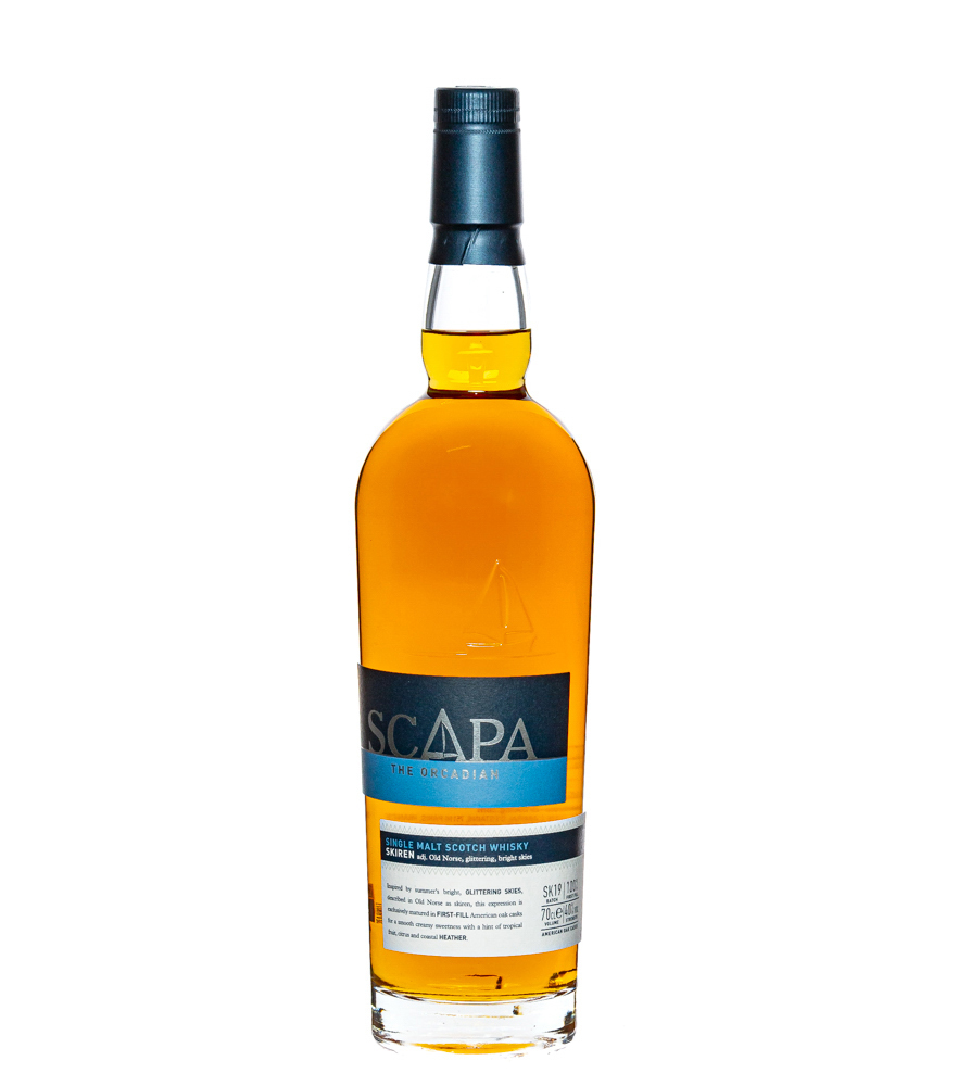 Image of Scapa The Orcadian Skiren Single Malt Scotch Whisky / 40 % Vol. / 0,7 Liter-Flasche in Geschenkkarton