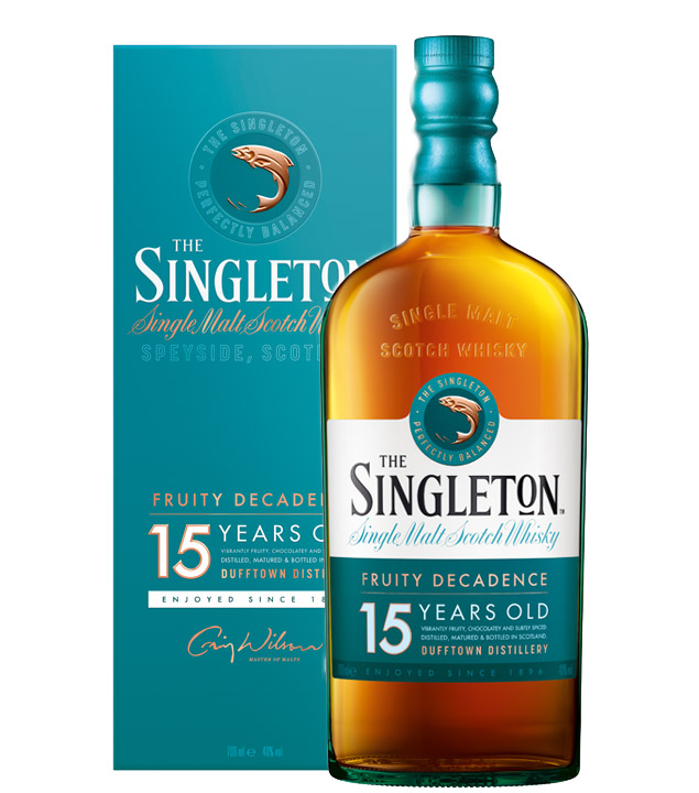 Image of The Singleton of Dufftown 15 Years Single Malt Scotch Whisky / 40 % Vol. / 0,7 Liter-Flasche