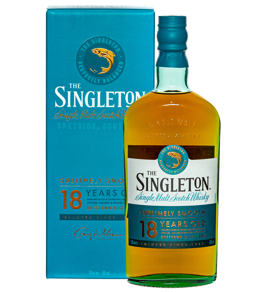 Image of The Singleton of Dufftown 18 Years Single Malt Scotch Whisky / 40 % Vol. / 0,7 Liter-Flasche