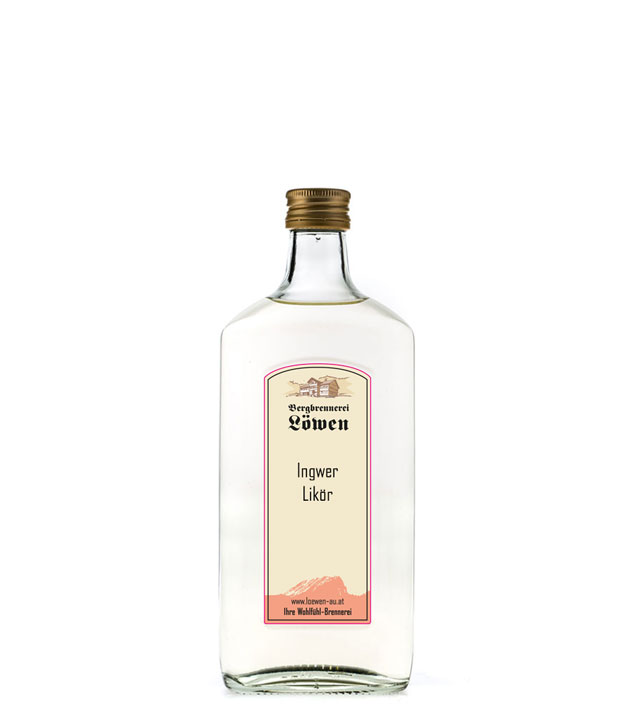 Image of Löwen Ingwer Likör / 24 % Vol. / 0,2 Liter-Flasche