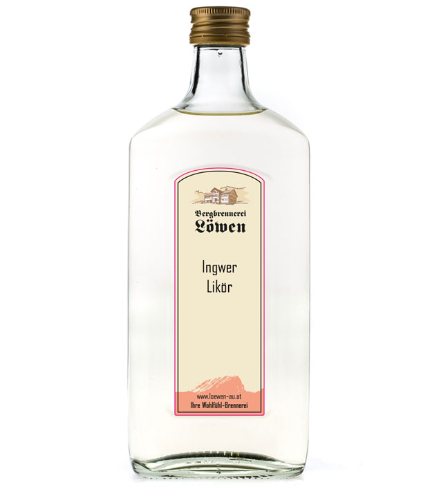 Image of Löwen Ingwer Likör / 24 % Vol. / 0,5 Liter-Flasche