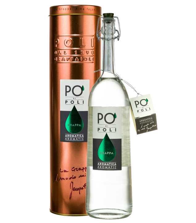 Image of Poli Po’Di Poli Grappa Aromatica / 40 % Vol. / 0,7 Liter-Flasche in Geschenkdose