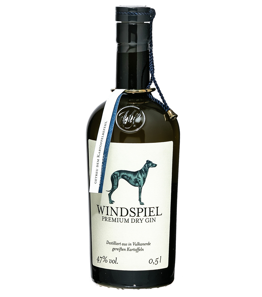 Image of Windspiel Premium Dry Gin feiner Gin aus Deutschland / 47 % vol / 0,5 Liter-Flasche