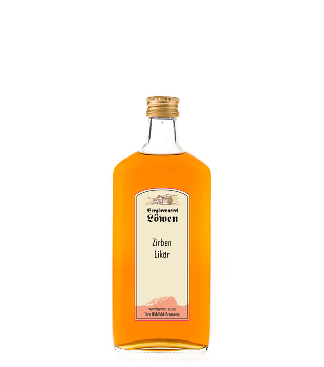 Image of Löwen: Zirben-Likör / 25% Vol. / 0,2 Liter - Flasche