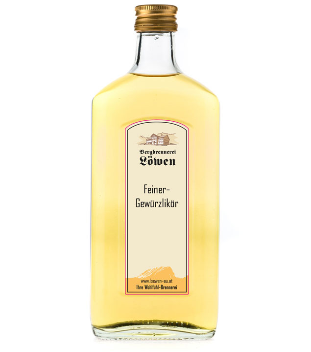 Löwen: Feiner Gewürzlikör / 30% Vol. / 0,5 Liter - Flasche