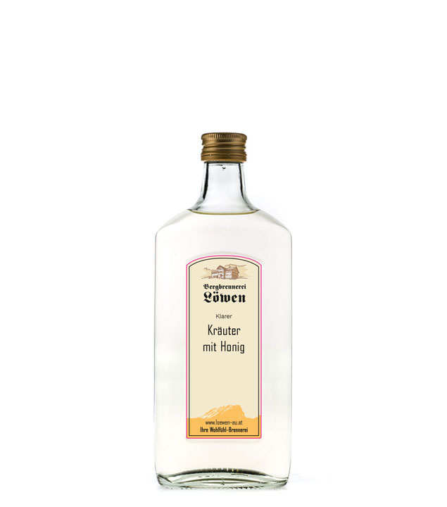 Image of Löwen: Klarer Honig-Kräuter / 32% Vol. / 0,2 Liter Flasche