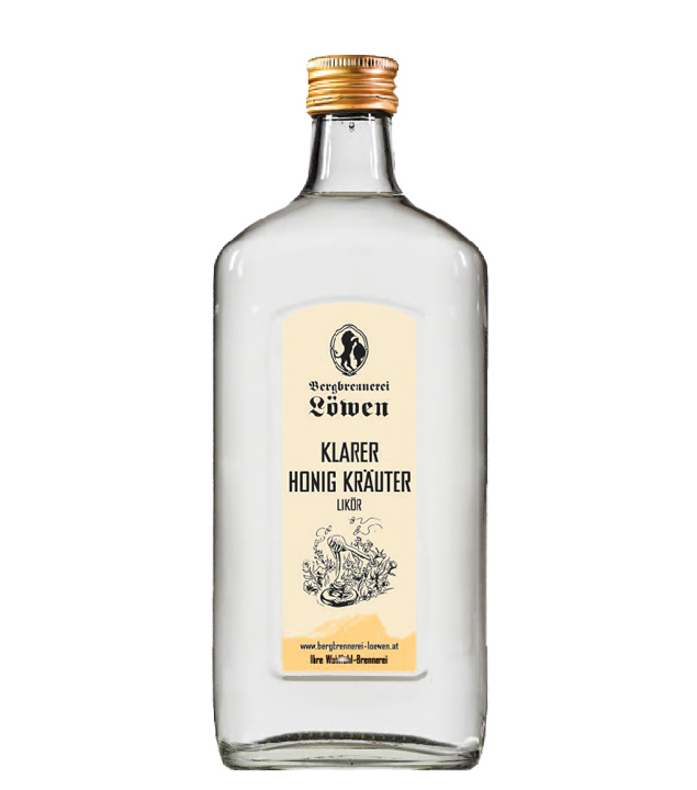 Image of Löwen: Klarer Honig-Kräuter / 32% Vol. / 0,5 Liter Flasche