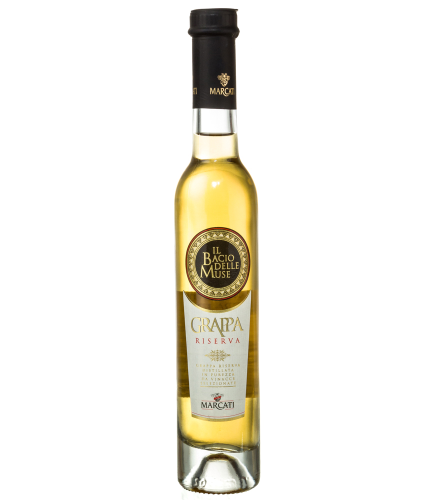 Image of Marcati Grappa Riserva „Il Bacio delle Muse“ Elite / 40 % Vol. / 0,2 Liter-Flasche