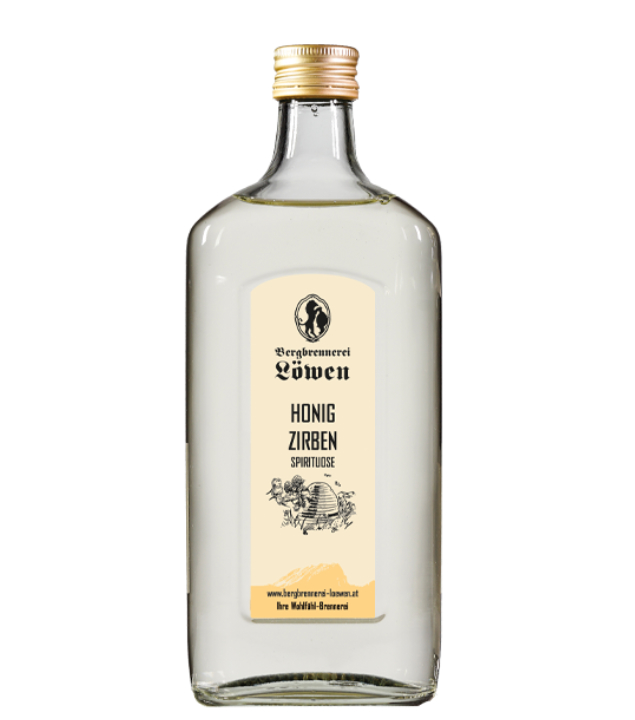 Image of Löwen: Honig-Zirbe / 35 % vol / 0,5 Liter-Flasche