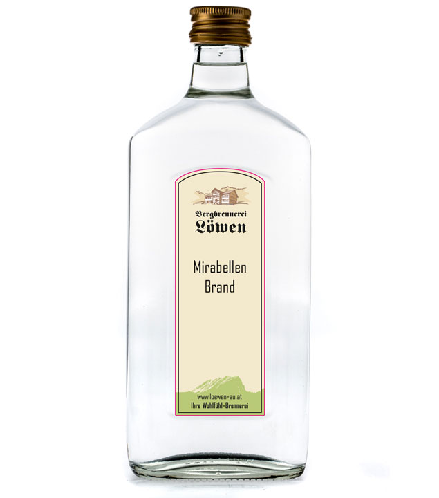 Image of Löwen: Mirabellen Brand / 42% Vol. / 0,5 Liter - Flasche