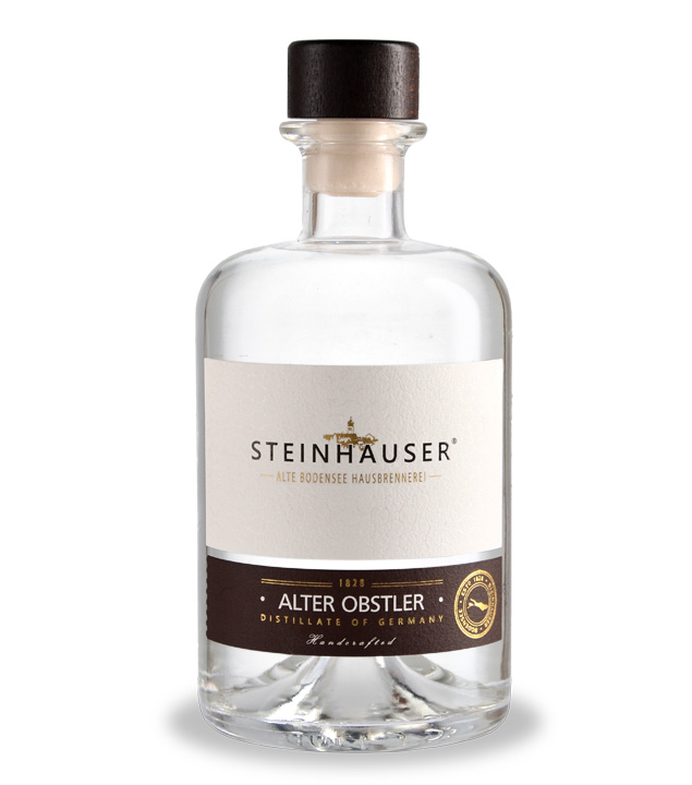 Image of Steinhauser Alter Bodensee Obstler – Obstbrand aus Äpfeln und Birnen / 38 % vol. / 0,5 Liter-Flasche