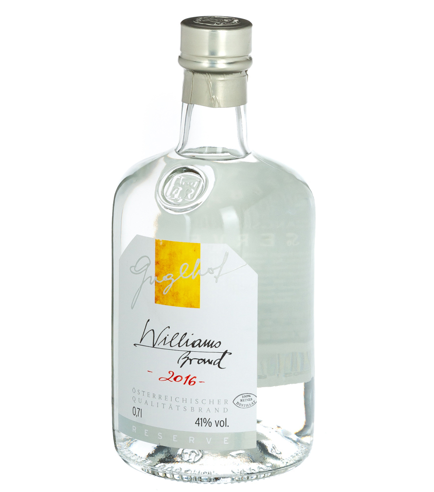 Guglhof: Williams Brand - Jahrgangsbrand / 41% Vol. / 0,7 Liter - Flasche