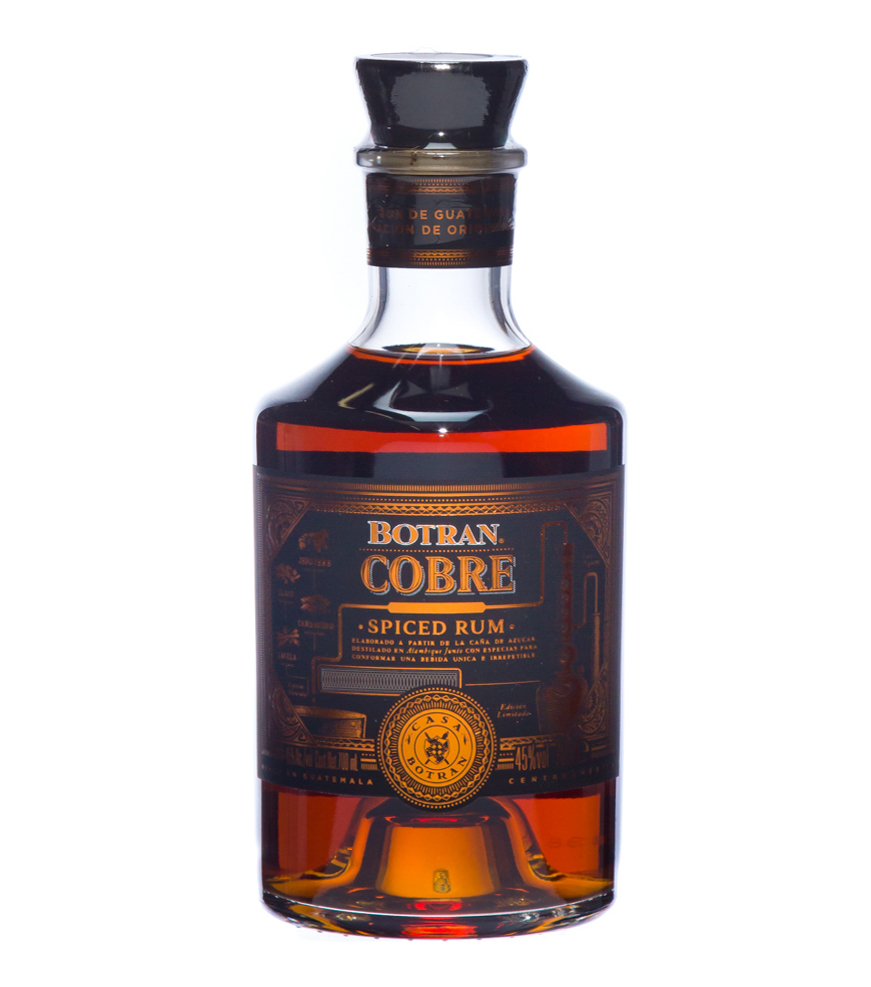 Image of Botran: Cobre Spiced / 45 % Vol. / 0,7 Liter-Flasche in Karton