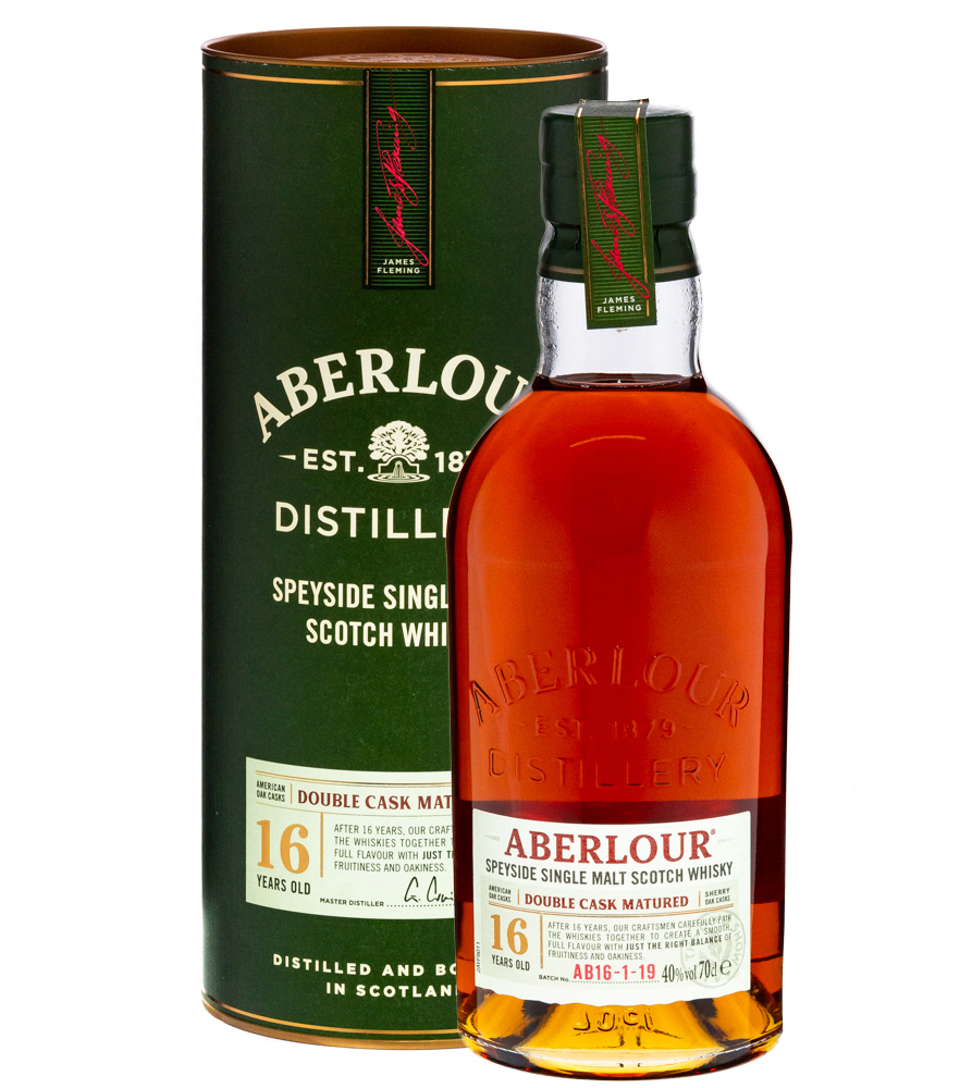 Image of Aberlour 16 Jahre Double Cask Matured Whisky / 40 % Vol. / 0,7 Liter-Flasche in Geschenkbox