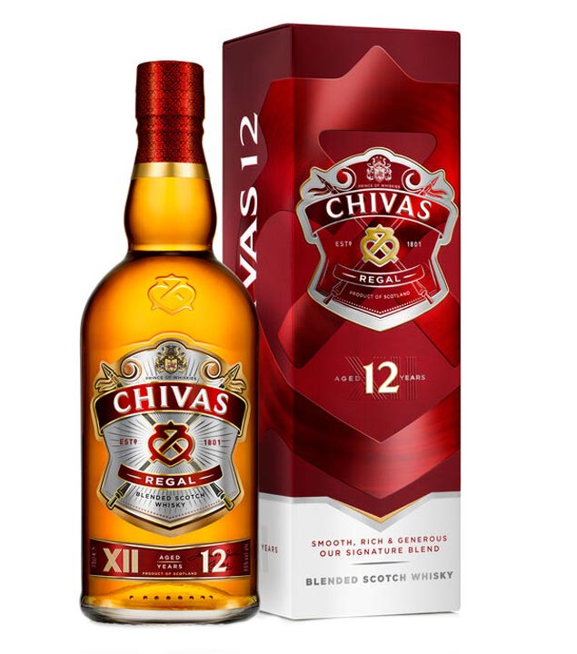 Image of Chivas Regal 12 Jahre Blended Scotch Whisky / 40 % Vol. / 0,7 Liter-Flasche