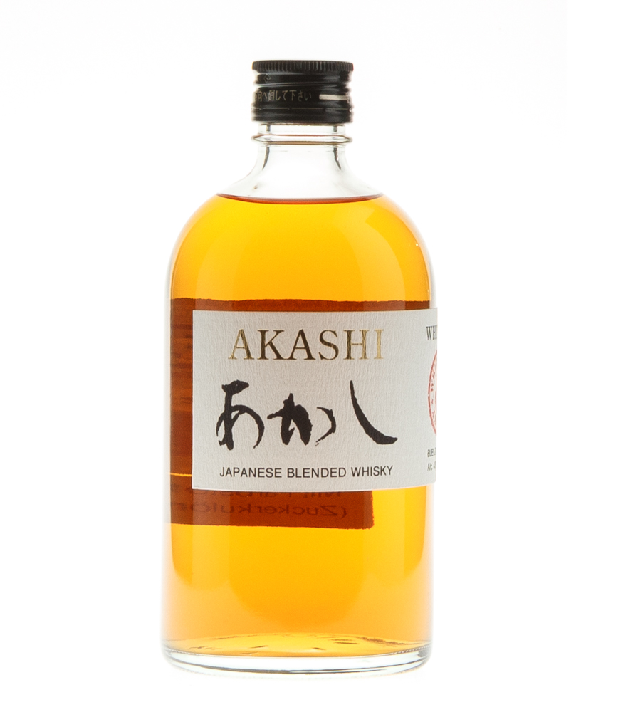 Image of White Oak Akashi Japanese Blended Whisky / 40 % Vol. / 0,5 Liter-Flasche in Karton