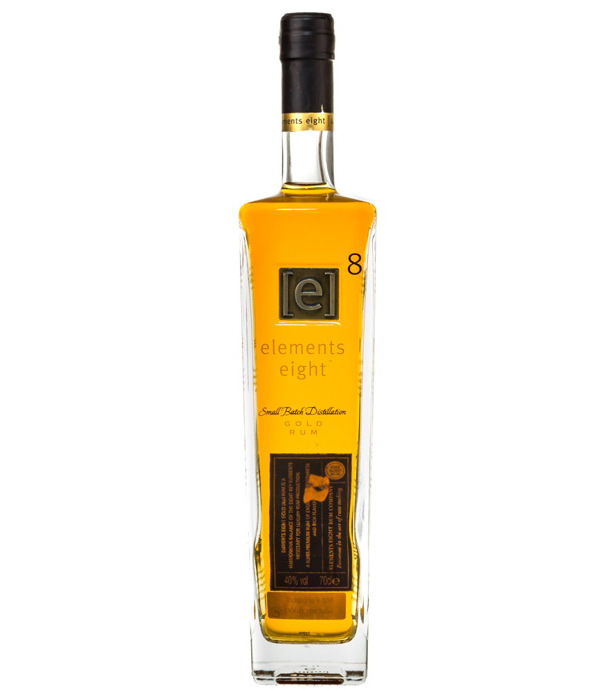 Image of Elements Eight [e]8 Gold Rum - Brauner Rum aus St. Lucia / 40 % Vol. / 0,7 Liter-Flasche