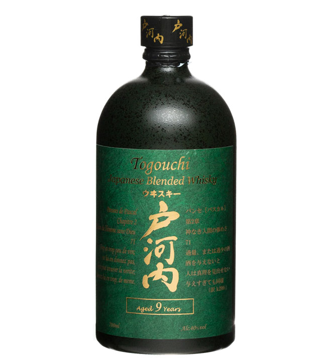 Image of Togouchi 9 Jahre Japanese Blended Whisky / 40 % Vol. / 0,7 Liter-Flasche in Geschenkkarton