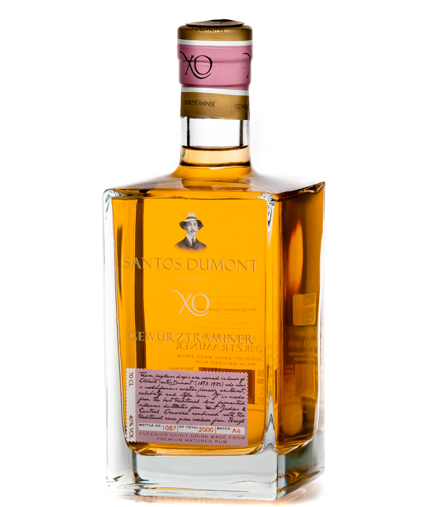 Image of Santos Dumont XO Gewürztraminer Superior Spirit Drink / 40 % Vol. / 0,7 Liter-Flasche