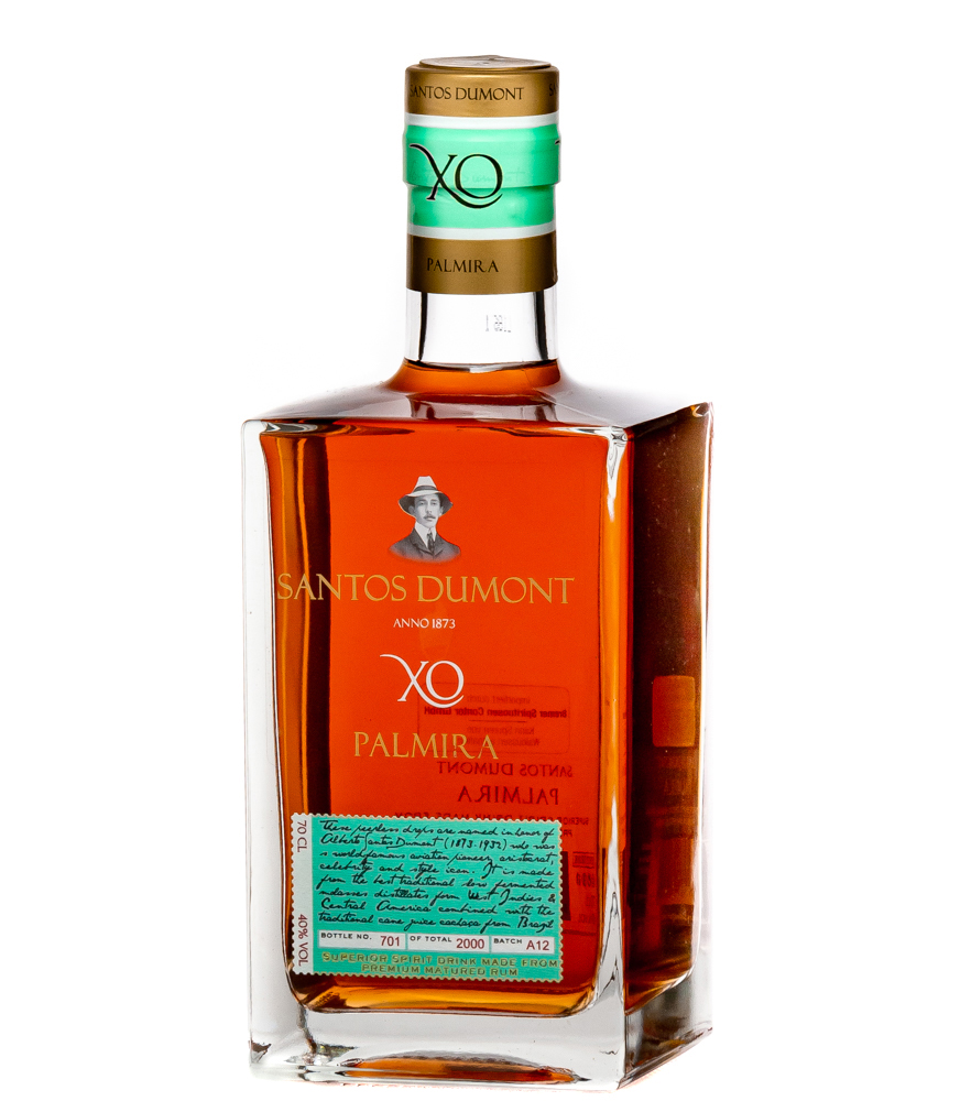 Image of Santos Dumont XO Palmira Superior Spirit Drink / 40 % Vol. / 0,7 Liter-Flasche