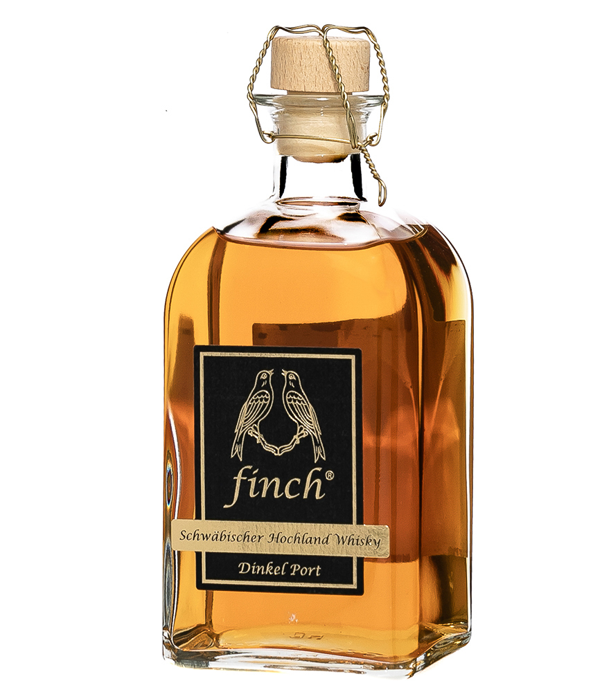 Image of Finch Whisky Dinkel Port Schwäbischer Hochland Whisky Black Label / 42 % Vol. / 0,5 Liter-Flasche