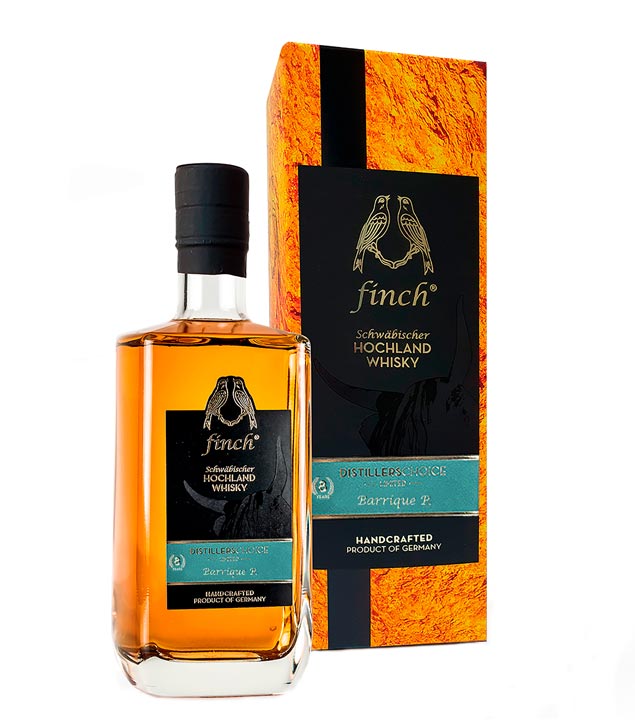 Image of Finch Whisky Barrique R 19 Schwäbischer Hochland Whisky / 42 % Vol. / 0,5 Liter-Flasche