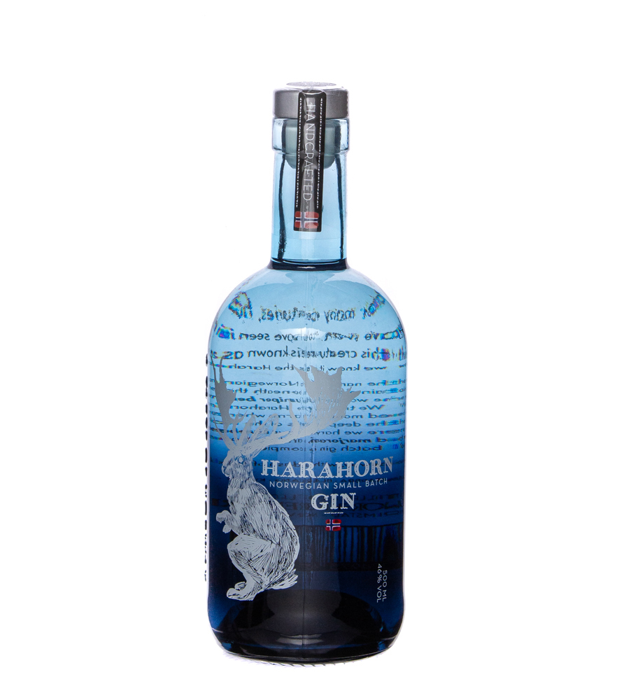 Image of Harahorn Norwegian Small Batch Gin / 46 % Vol. / 0,5 Liter-Flasche