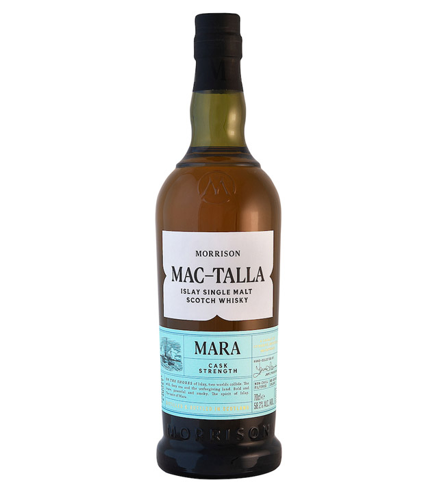 Image of Morrison Mac-Talla MARA Cask Strength Islay Single Malt Scotch Whisky / 58,2 % Vol / 0,7 Liter-Flasche in Geschenkkarton