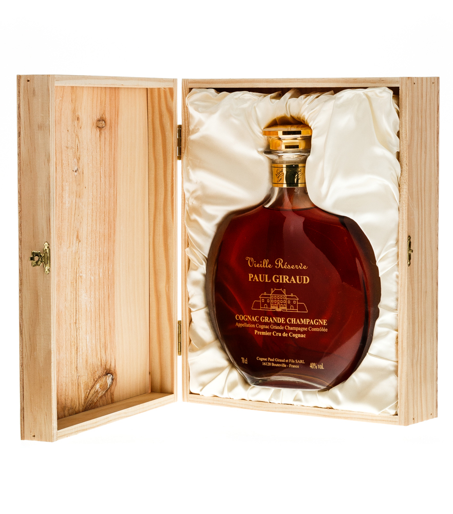 Paul Giraud Cognac Vieille Reserve Carafe Helianthe / 40 % Vol. / 0,7 Liter-Karaffe