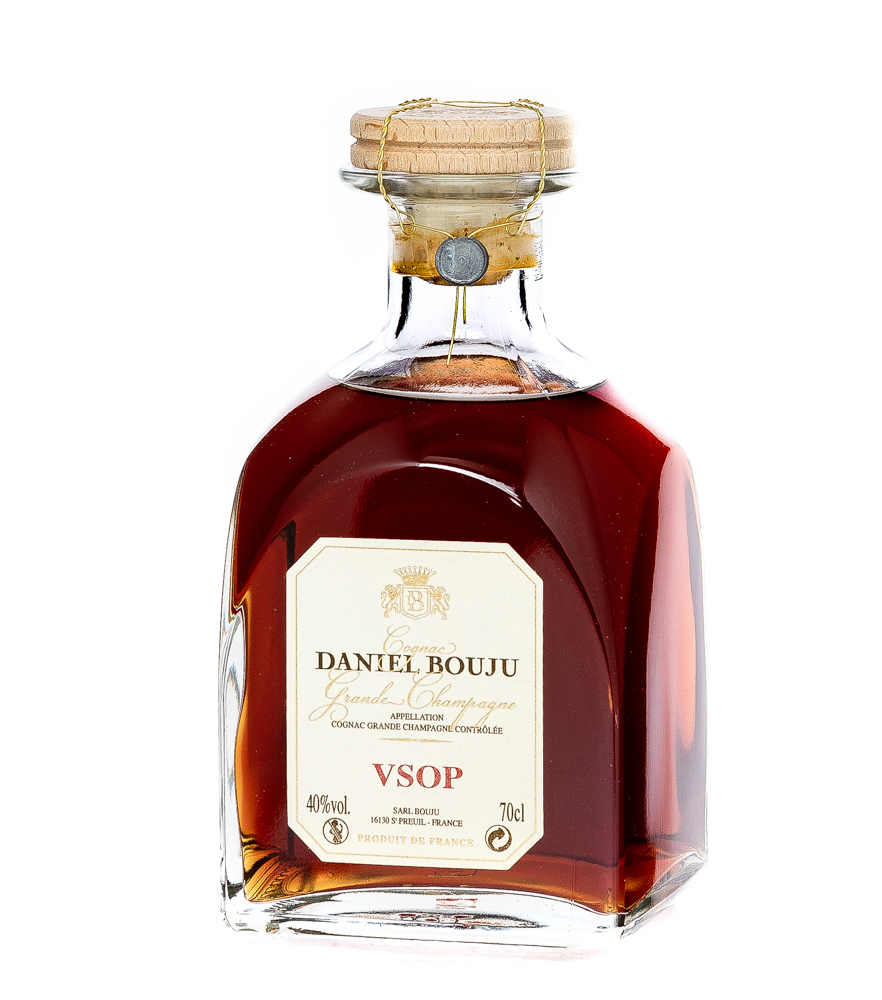 Daniel Bouju VSOP Cognac / 40 % Vol. / 0,7 Liter-Dekanter in Holzkiste