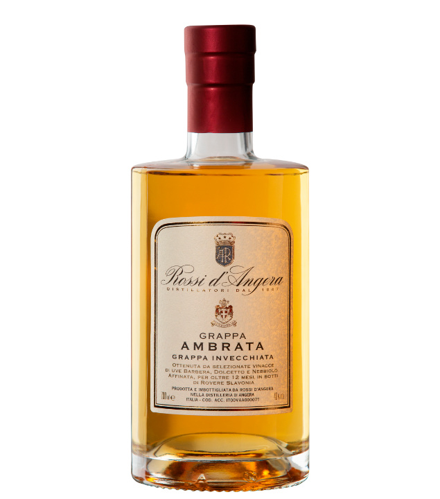 Image of Rossi d'Angera Grappa Ambrata / 40 % Vol. / 0,7 Liter-Flasche