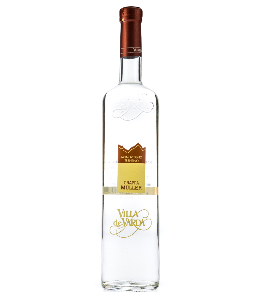 Image of Villa de Varda Grappa Müller Thurgau Monovitigno - Klarer Grappa / 40 % Vol. / 0,7 Liter-Flasche