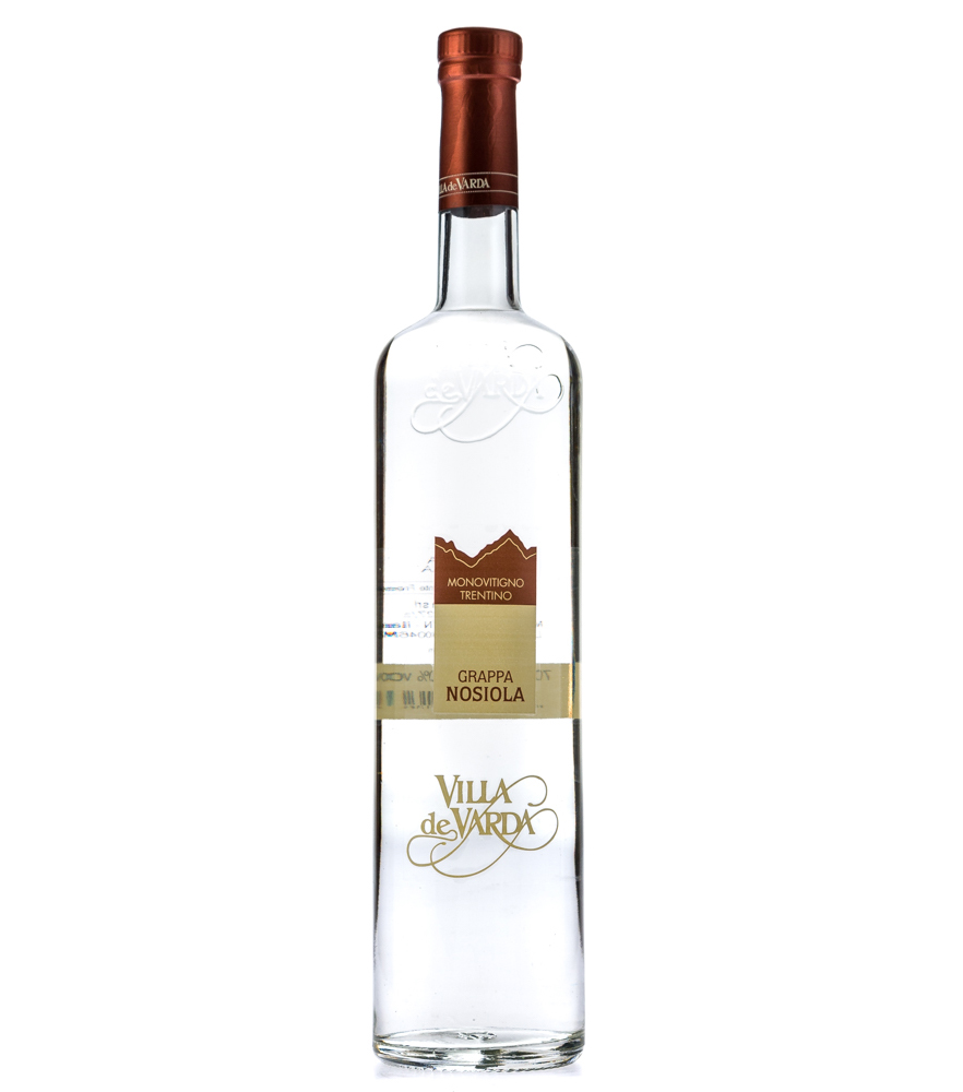 Image of Villa de Varda Grappa Nosiola Monovitigno - Klarer Grappa / 40 % Vol. / 0,7 Liter-Flasche