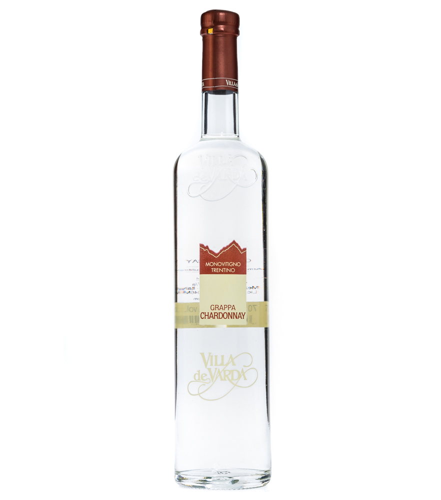 Image of Villa de Varda Grappa Chardonnay Monovitigno - Grappa aus Chardonnay-Trestern / 40 % / 0,7 L Flasche