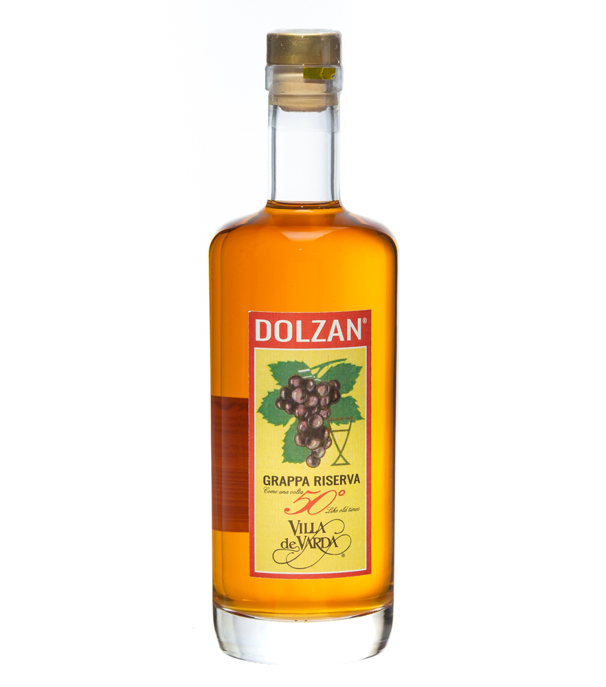 Image of Villa de Varda: Grappa Riserva Dolzan 50° / 50 % Vol. / 0,7 Liter-Flasche