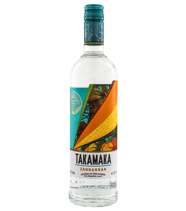 Image of Takamaka Zannannan Pineapple Likör auf Rum-Basis / 25 % Vol. / 0,7 Liter-Flasche