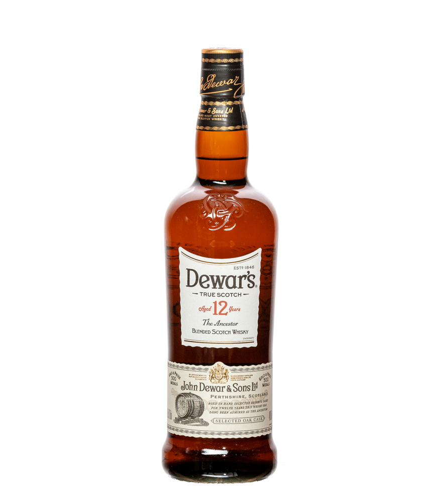 Image of Dewar's 12 Years The Ancestor Blended Scotch Whisky / 40 % Vol. / 0,7 Liter-Flasche in Geschenkbox