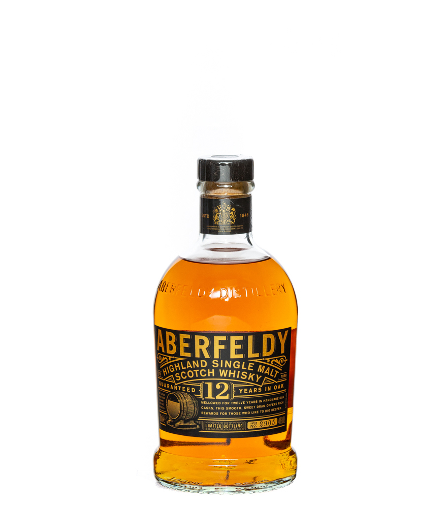 Image of Aberfeldy 12 Years Highland Single Malt Scotch Whisky / 40 % Vol. / 0,7 Liter-Flasche in Geschenkdose