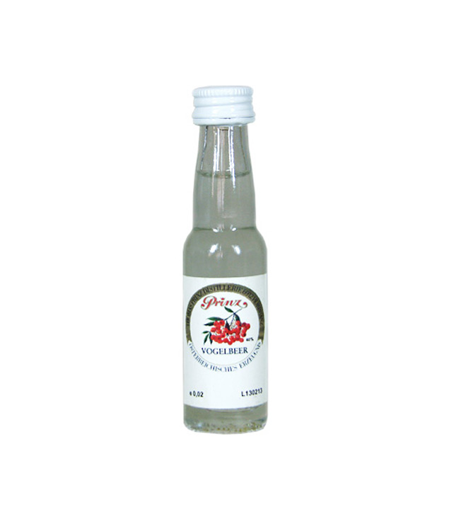 Prinz: Vogelbeer Schnaps / 40% Vol. / 0,02 Liter - Flasche