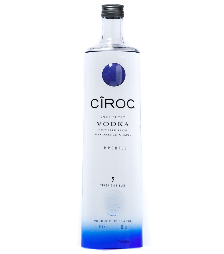 Image of Cîroc Snap Frost Vodka Doppelmagnum-Flasche / 40 % Vol. / 3,0 Liter-Flasche