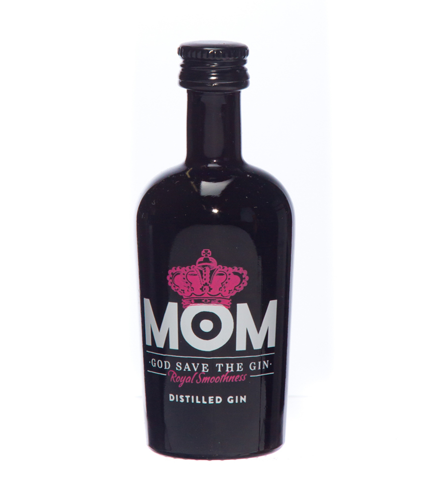 Image of Gin Mom Miniatur - God save the Gin / 39,5 % Vol. / 0,05 Liter-Flasche