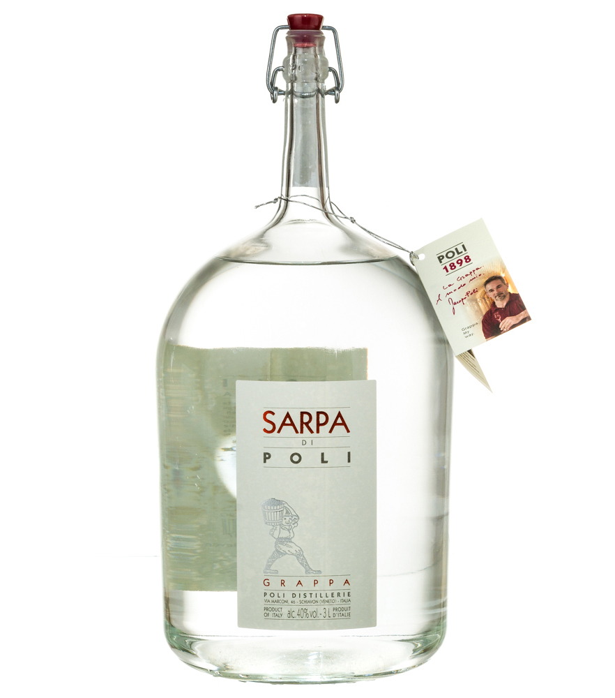 Image of Poli Grappa Sarpa di Poli Big Mama / 40 % Vol. / 3,0 Liter-Flasche in Geschenkdose