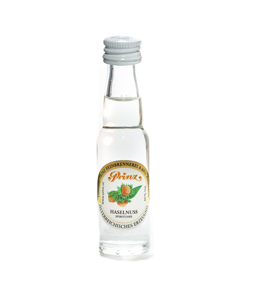 Image of Prinz: Haselnuss-Schnaps / 40% Vol. / 0,02 Liter - Flasche