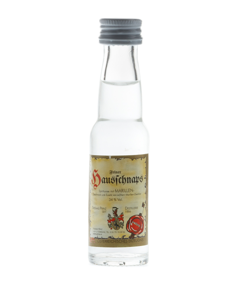 Prinz: Hausschnaps / 34% Vol. / 0,02 Liter - Flasche