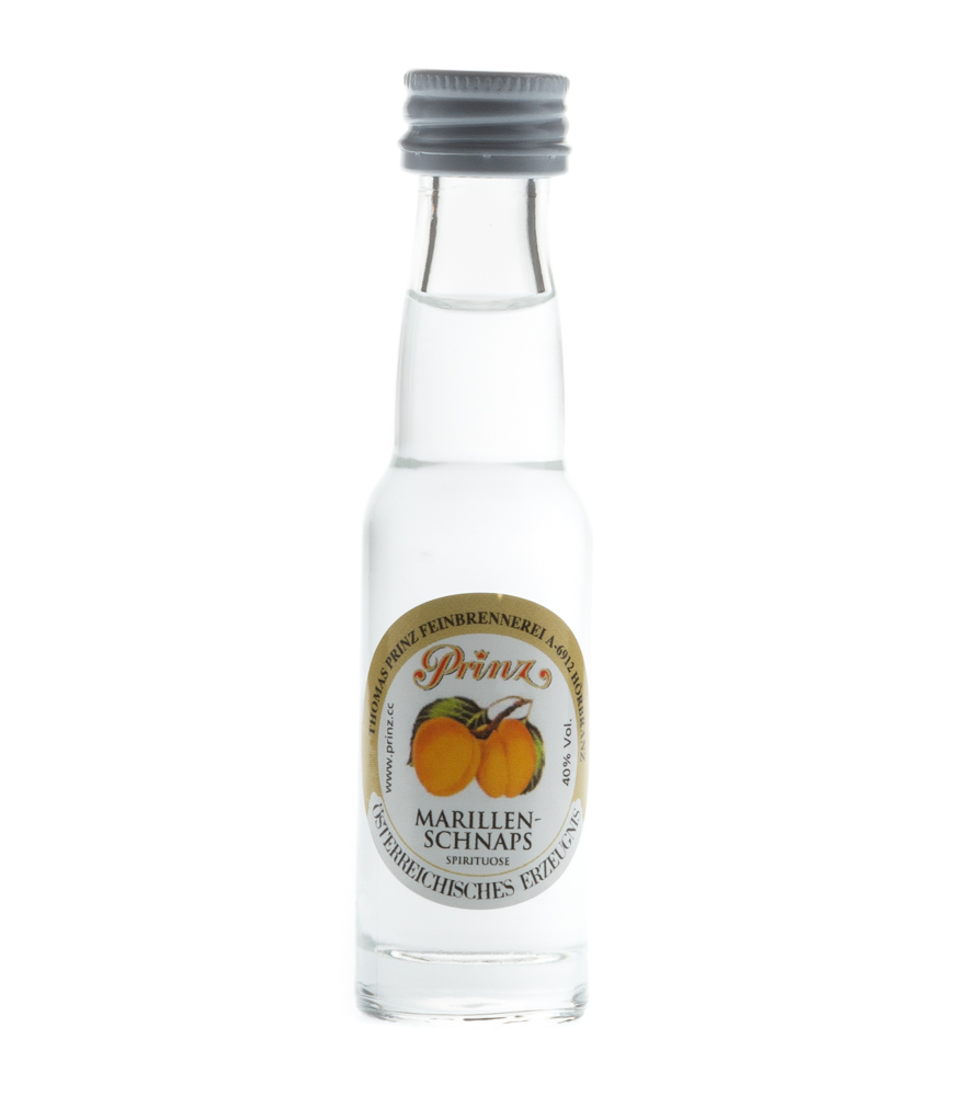 Image of Prinz: Marillen-Schnaps / 40% Vol. / 0,02 Liter - Flasche