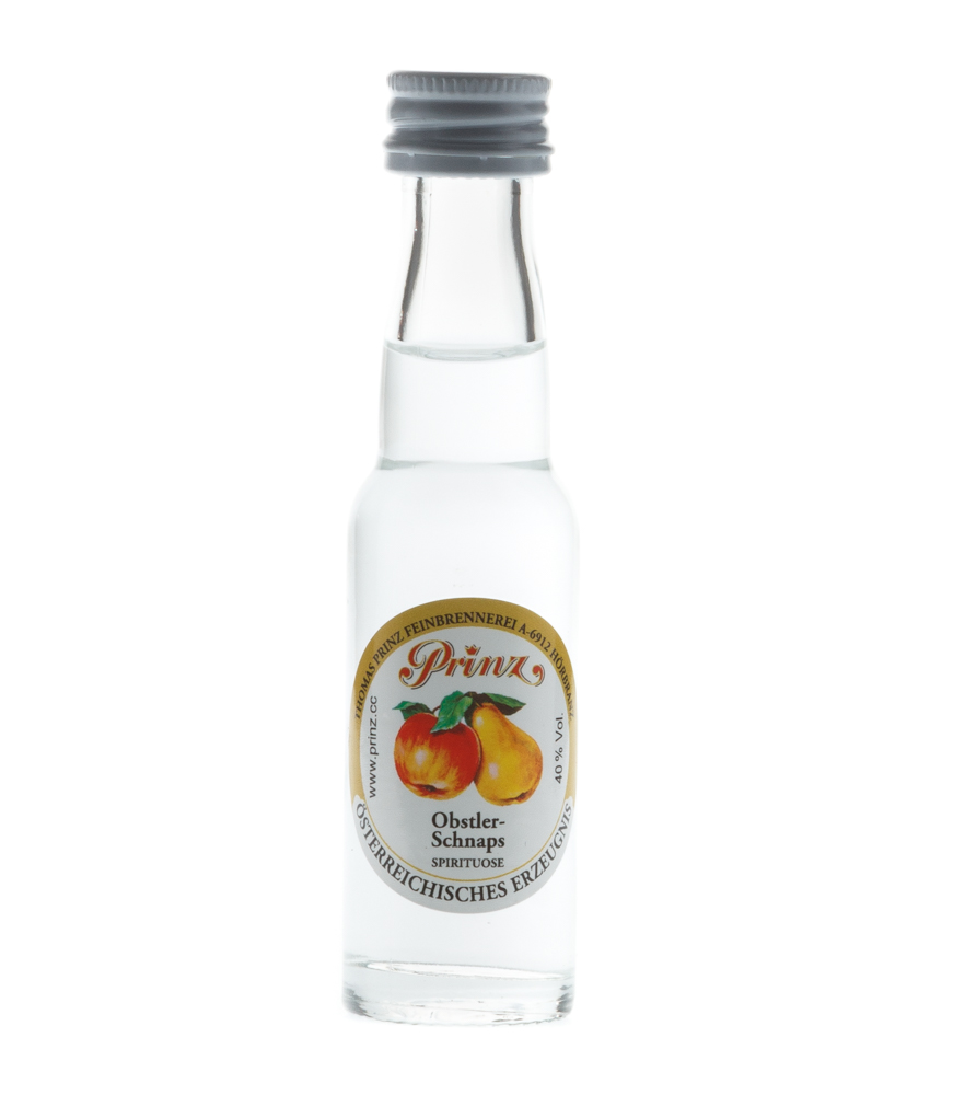 Prinz: Obstschnaps / 40 % Vol. / 0,02 Liter - Flasche