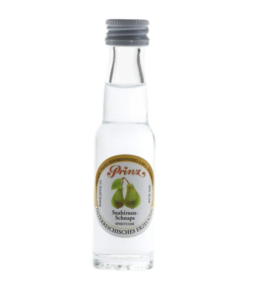 Image of Prinz Saubirnen Schnaps / 40 % Vol. / 0,02 Liter-Flasche