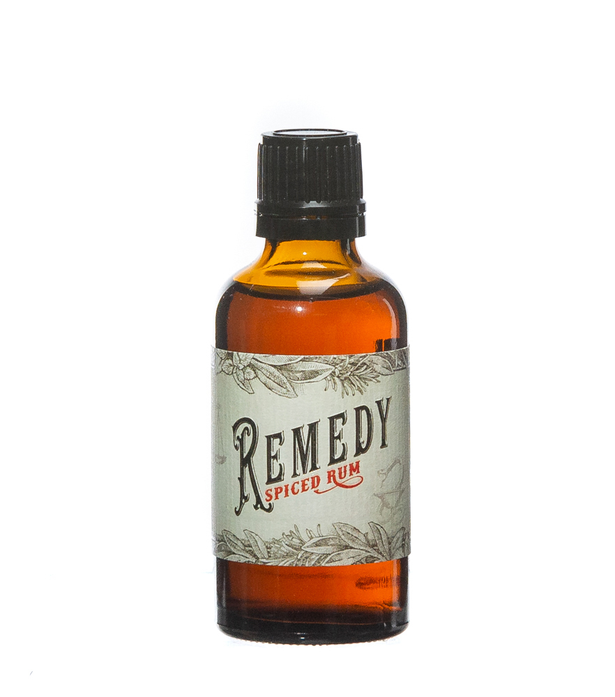 Image of Remedy Spiced (Rum Basis) Miniatur 5cl / 41,5 % Vol./ 0,05 Liter-Flasche