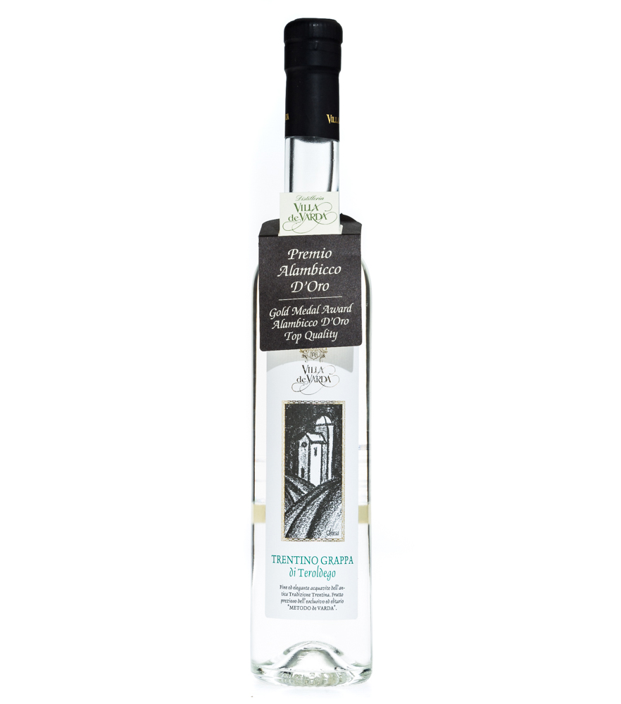 Image of Villa de Varda Grappa Teroldego Mezzolitro / 40% Vol. / 0,5 Liter-Flasche