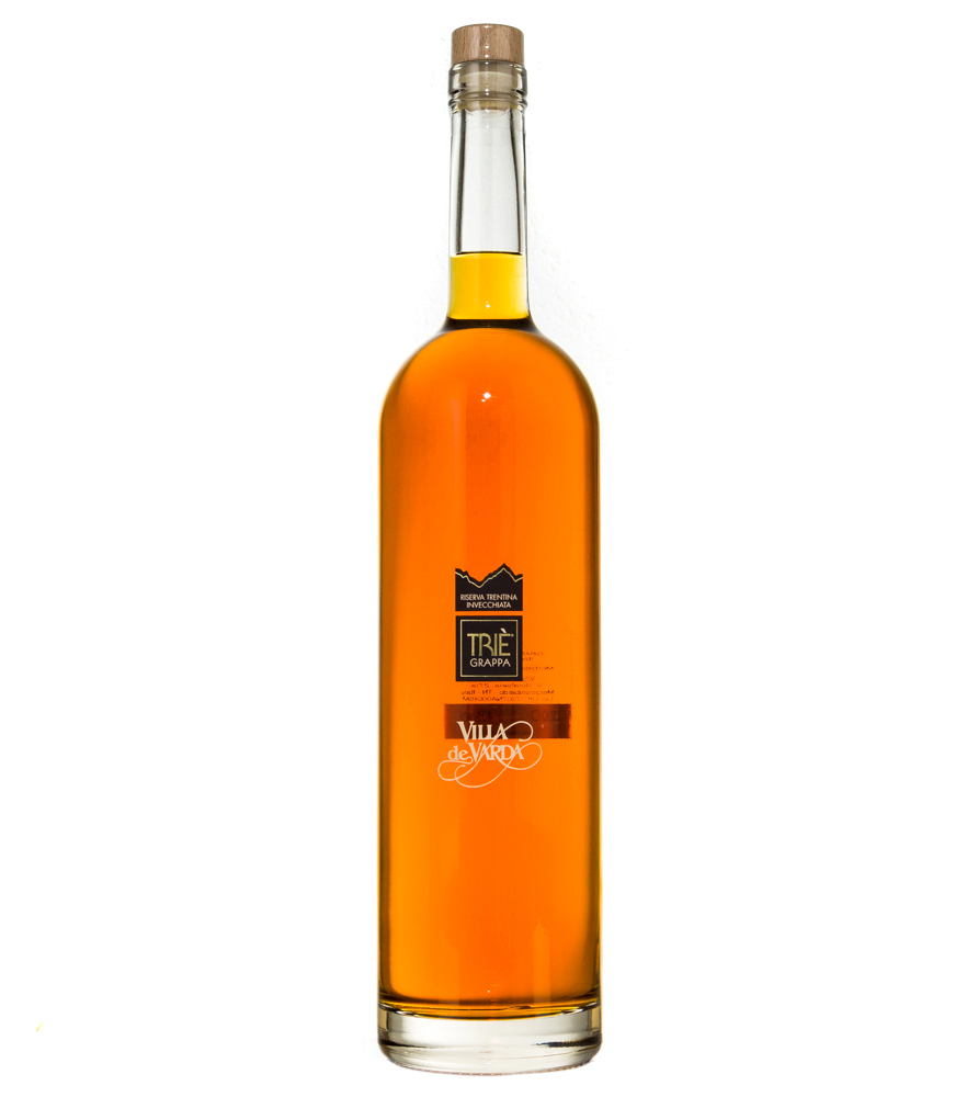 Image of Villa de Varda Triè Grappa Riserva le Reserve / 40 % Vol. / 3,0 Liter-Flasche in Geschenkkarton